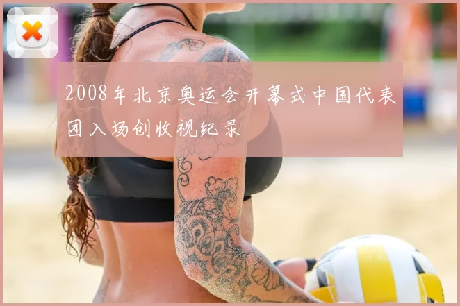 2008年北京奥运会开幕式中国代表团入场创收视纪录
