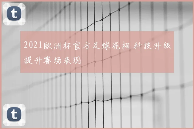2021欧洲杯官方足球亮相 科技升级提升赛场表现